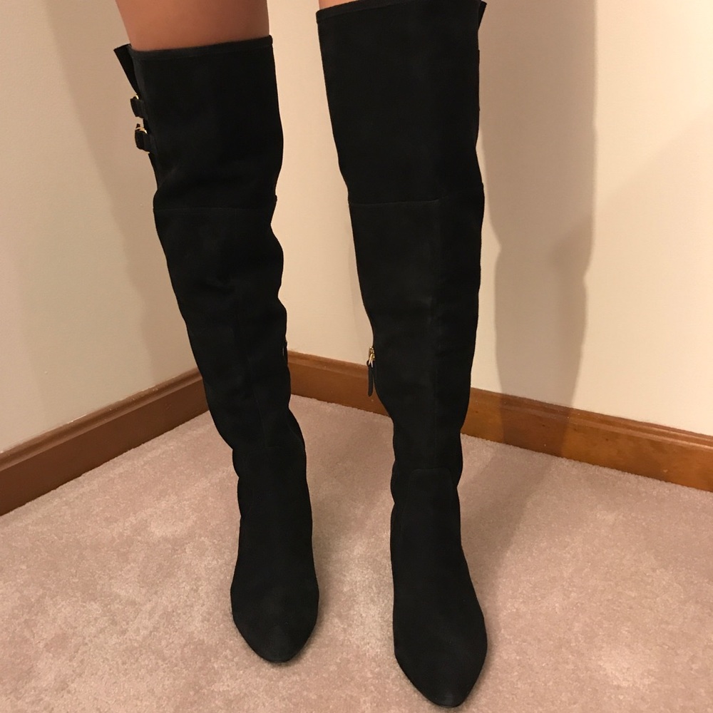 NWOT Nine West Over-the-knee Suede Boots - Picture 2 of 7